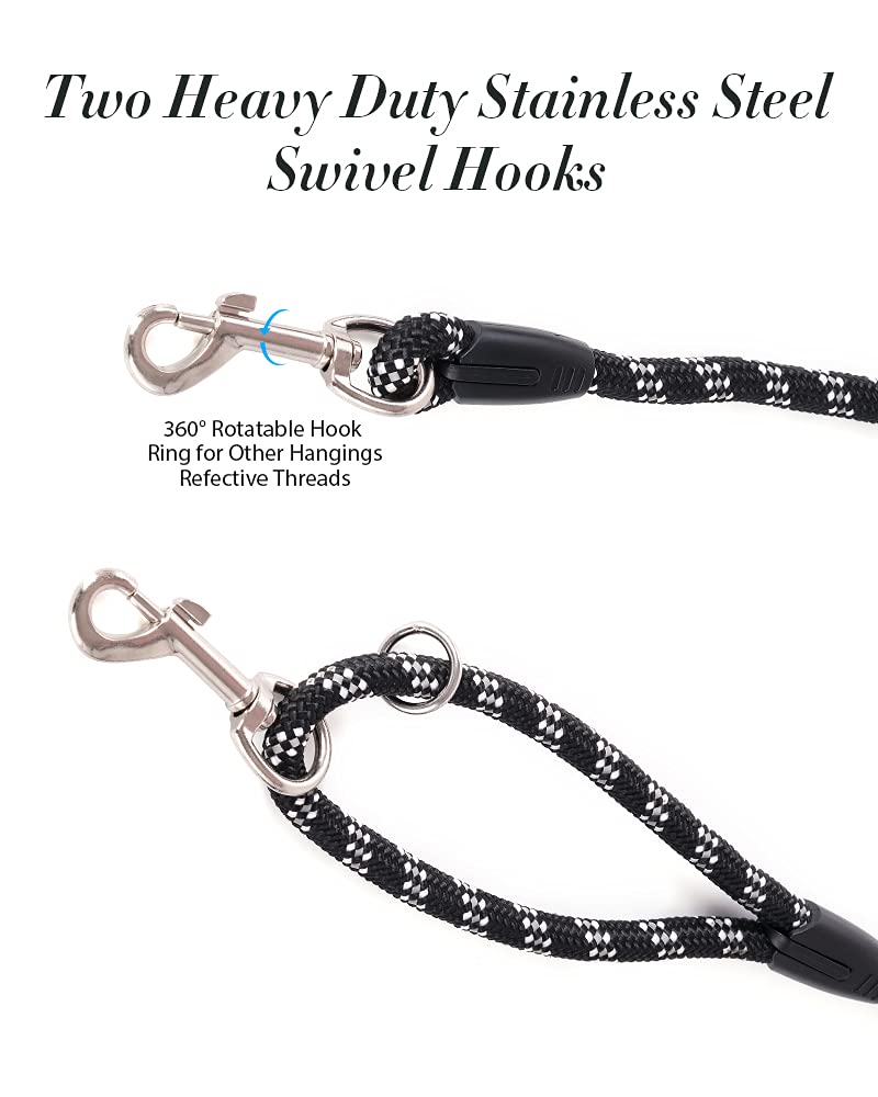 Lanwandeng half-inch diameter leash offers strong support for large dogs outdoors
