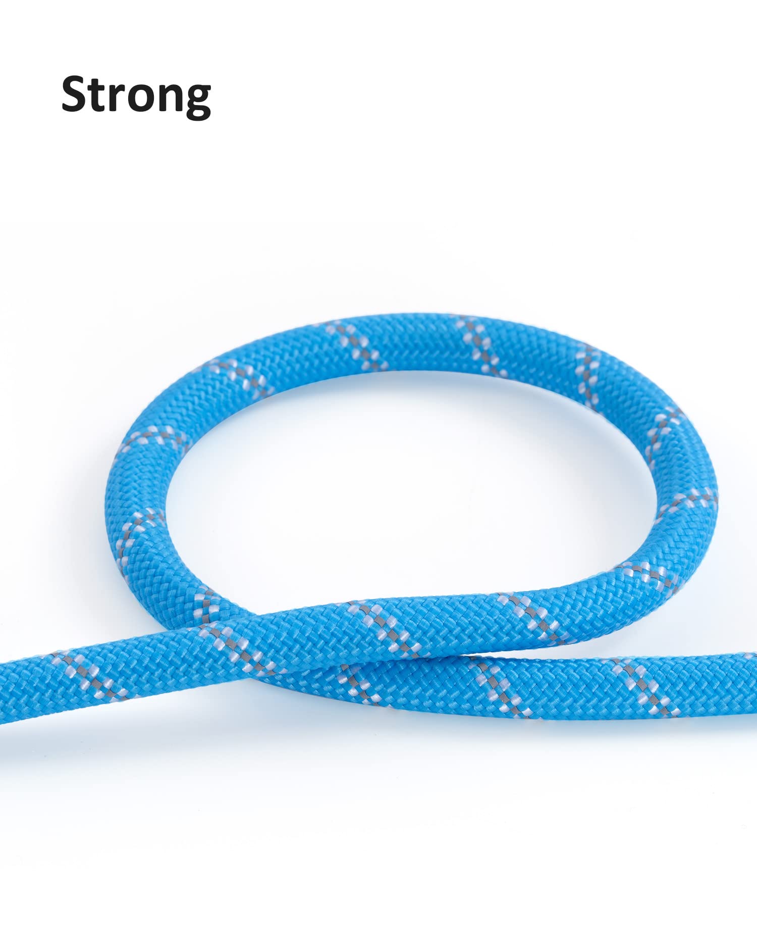 Lanwandeng long dog leash 100ft for expansive outdoor play and yard work.