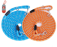 Lanwandeng long dog leash with reflective stitching for safer night walks