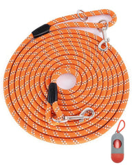 Lanwandeng long dog leash 10ft for precise control during training and walking