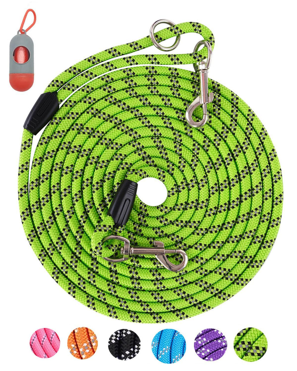 Lanwandeng long dog leash 16ft ideal for versatile training with small to medium dogs