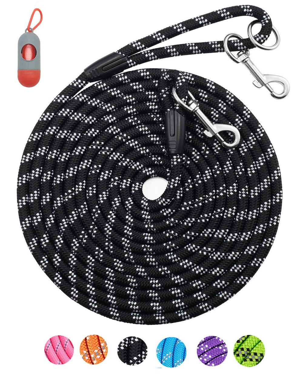 Lanwandeng long dog leash 20ft in use for training and walking
