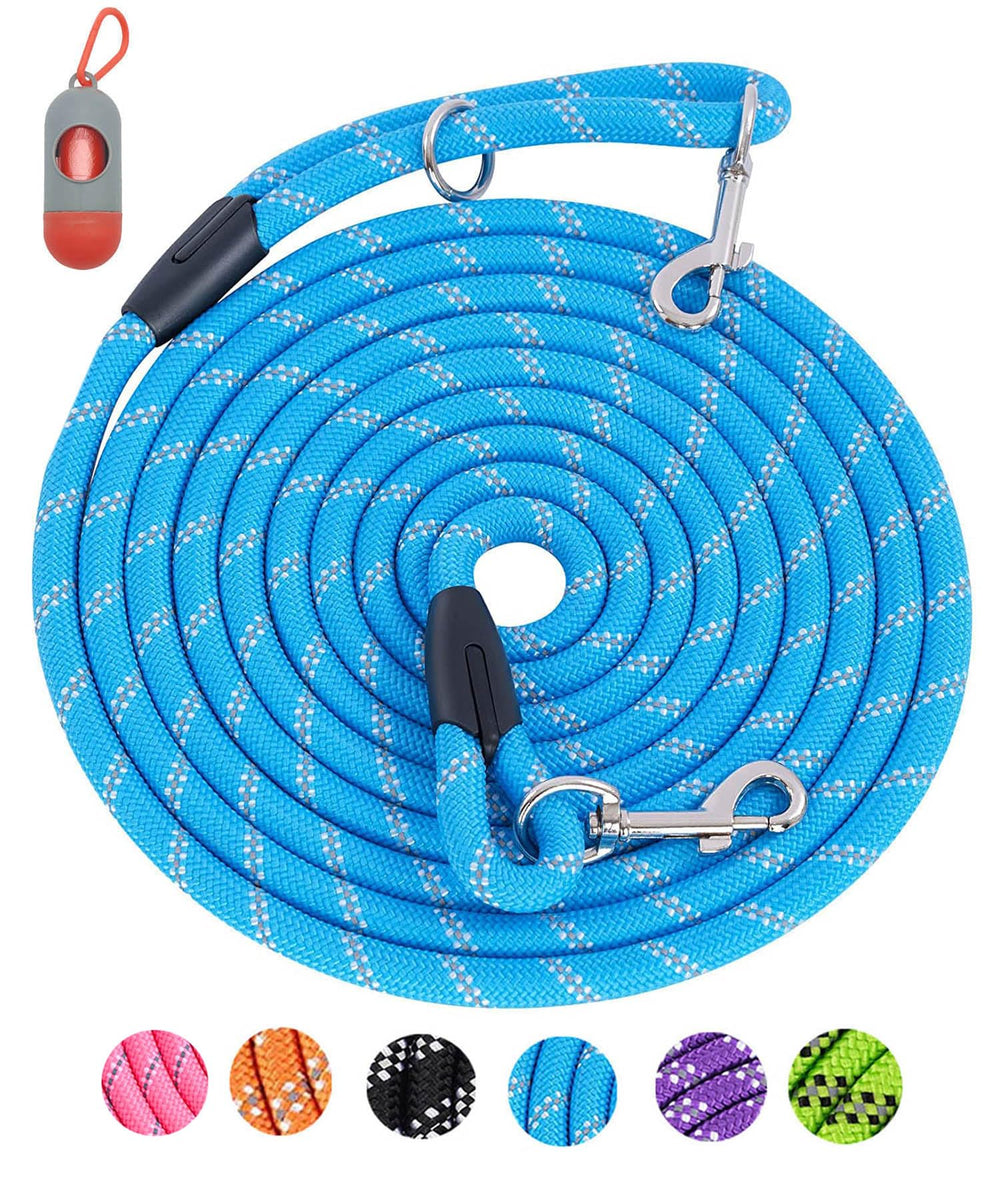Lanwandeng long dog leash 20ft extended for training and outdoor control