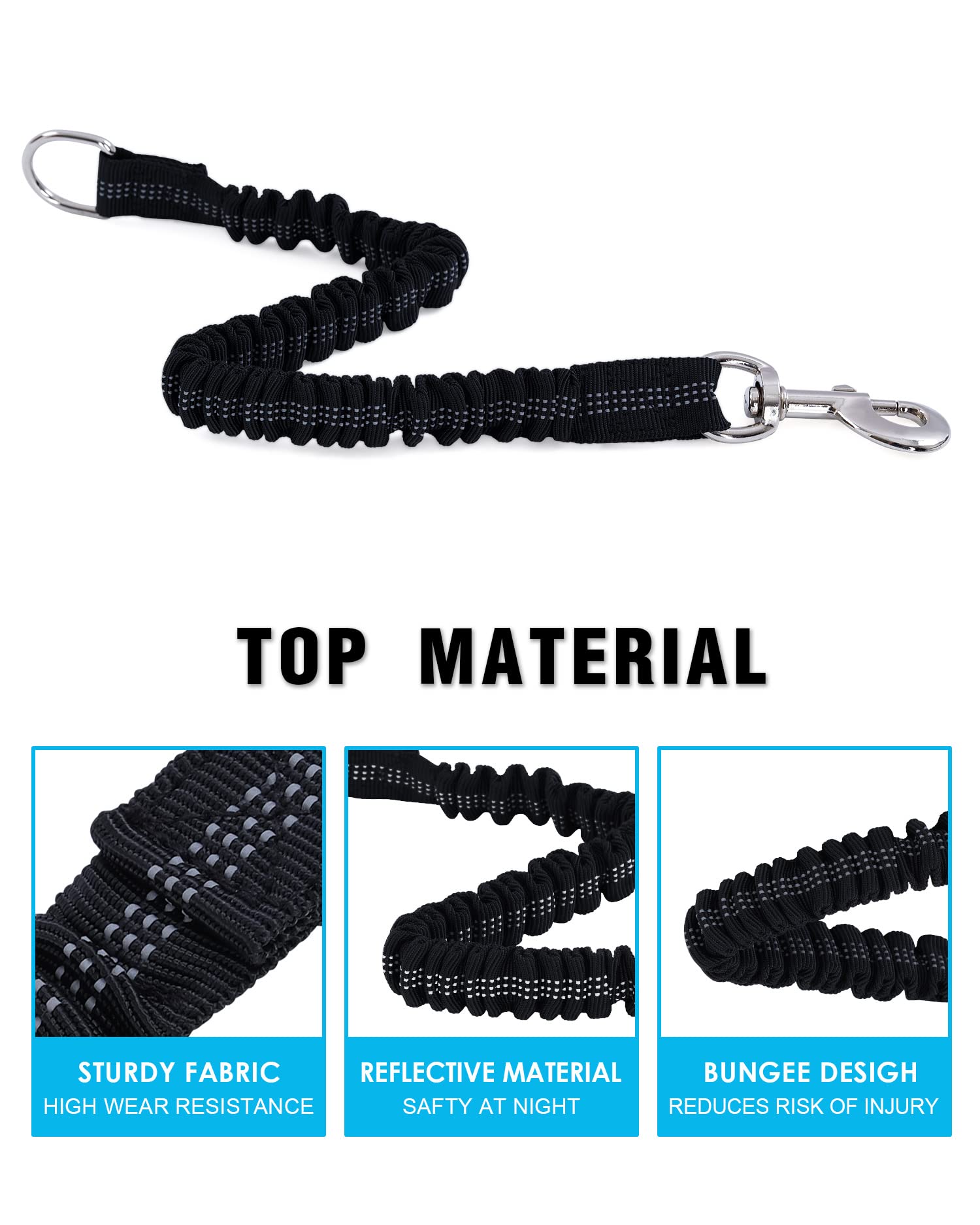 Lanwandeng long dog leash 30ft for extended calm training sessions.