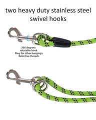 Lanwandeng long dog leash 50ft enables freedom while keeping control during walks