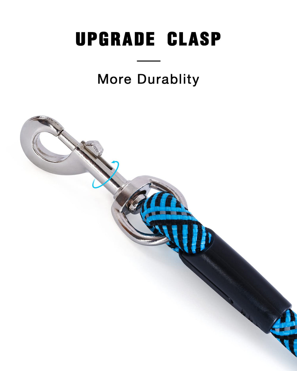 Lanwandeng 50ft long dog leash provides extended freedom with visibility