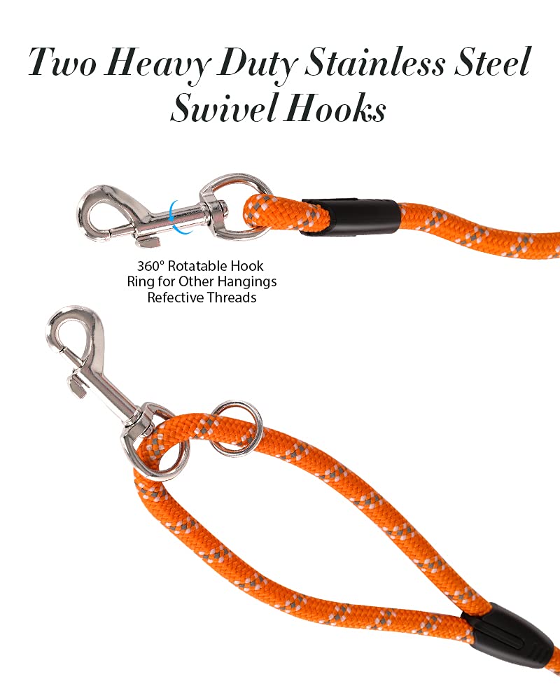 Lanwandeng Long Rope Leash 16ft for close training and indoor practice