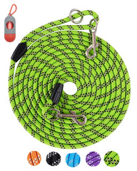 Lanwandeng 10ft rope dog leash for versatile training and control