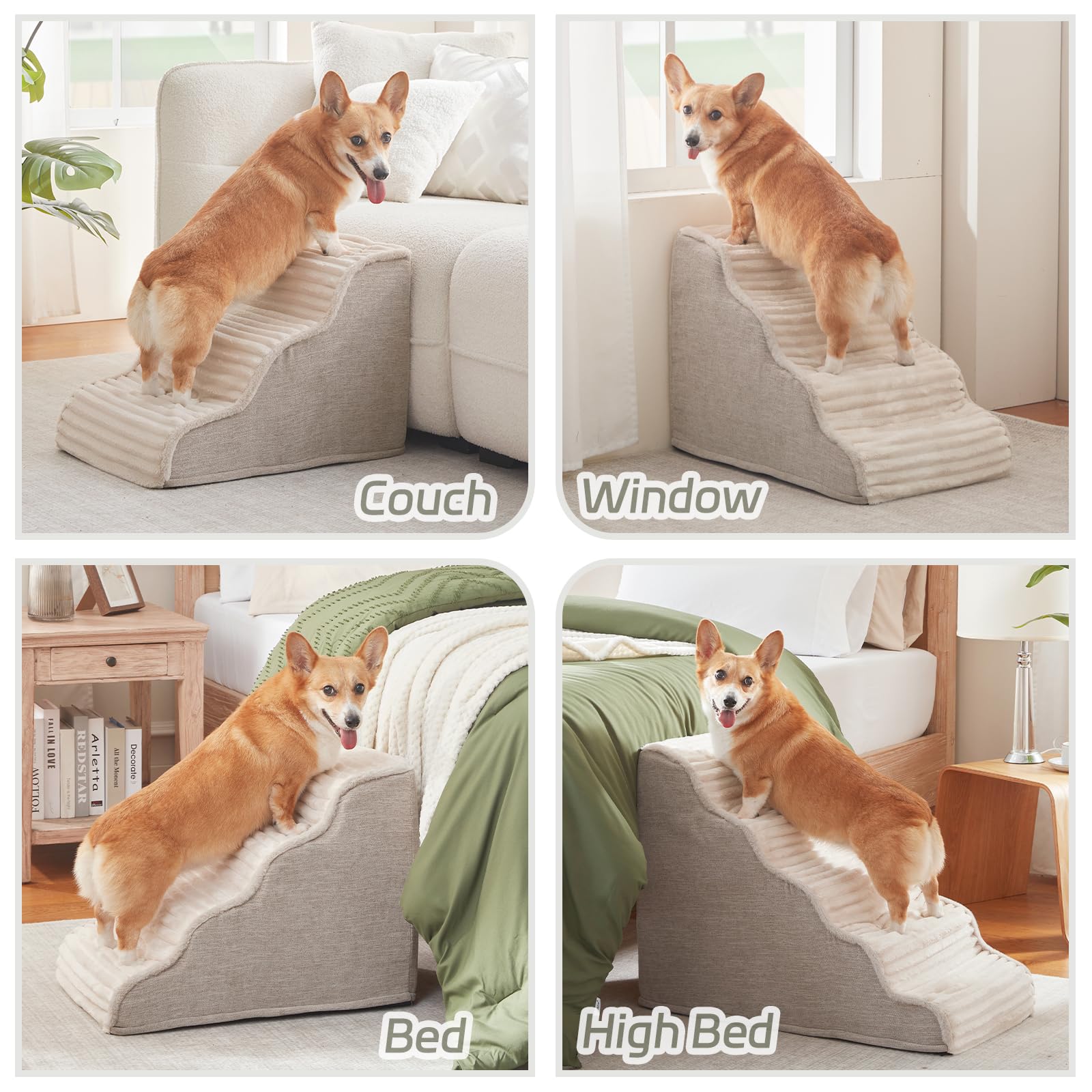 Laojin Balhen non-slip bottom keeps the steps stable on furniture.