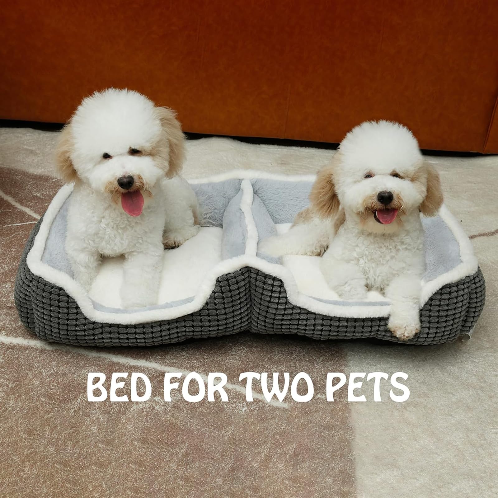 Laojin Balhen double cat bed soft plush interior for cozy snuggling