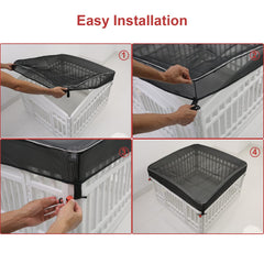 LAOZZ durable vinyl-coated mesh lasts through daily use.