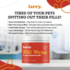 Larry Pill Wrap roll shape demonstrates moldability around a capsule