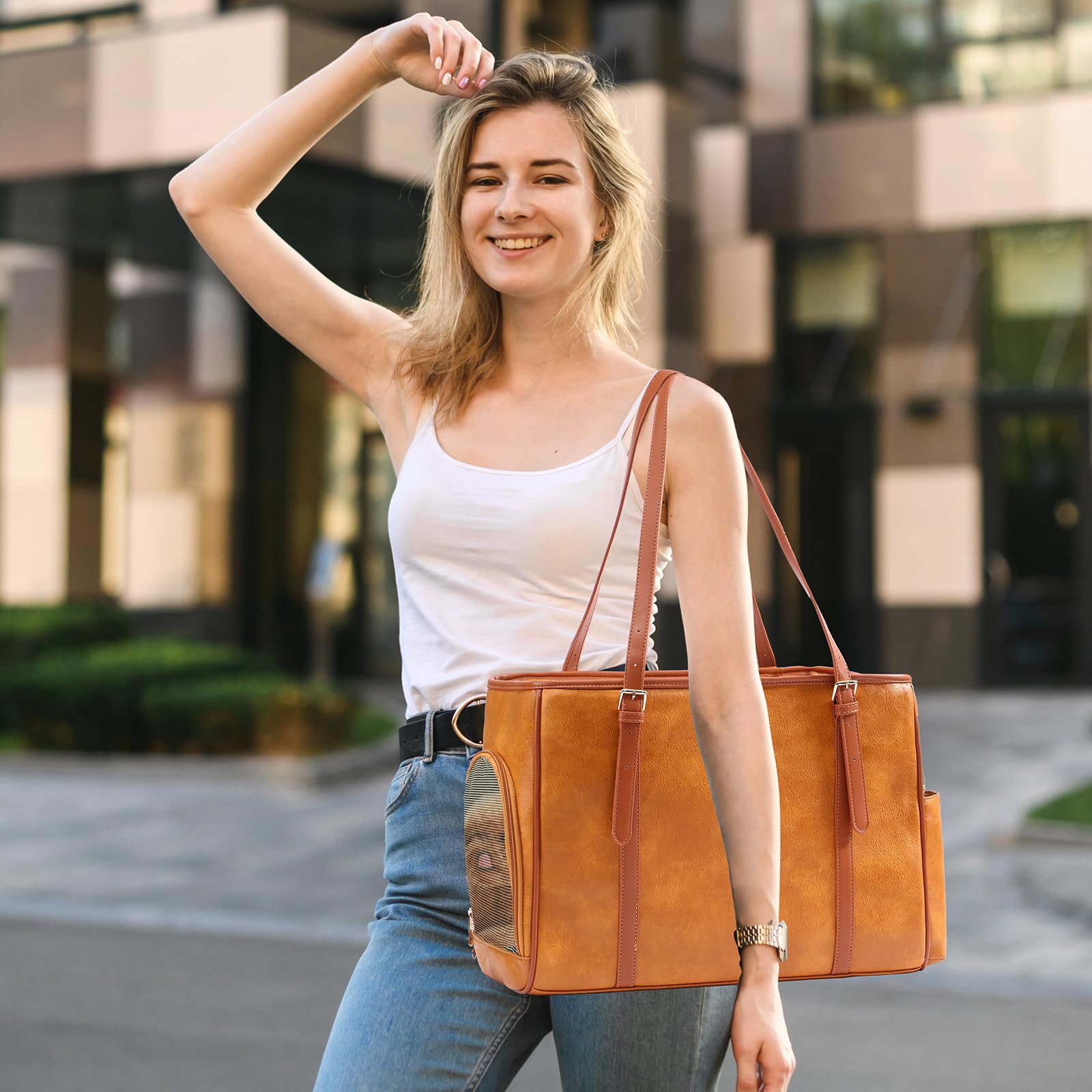 Lasaviin travel scenarios: car trips and flights with a cozy pet carrier.