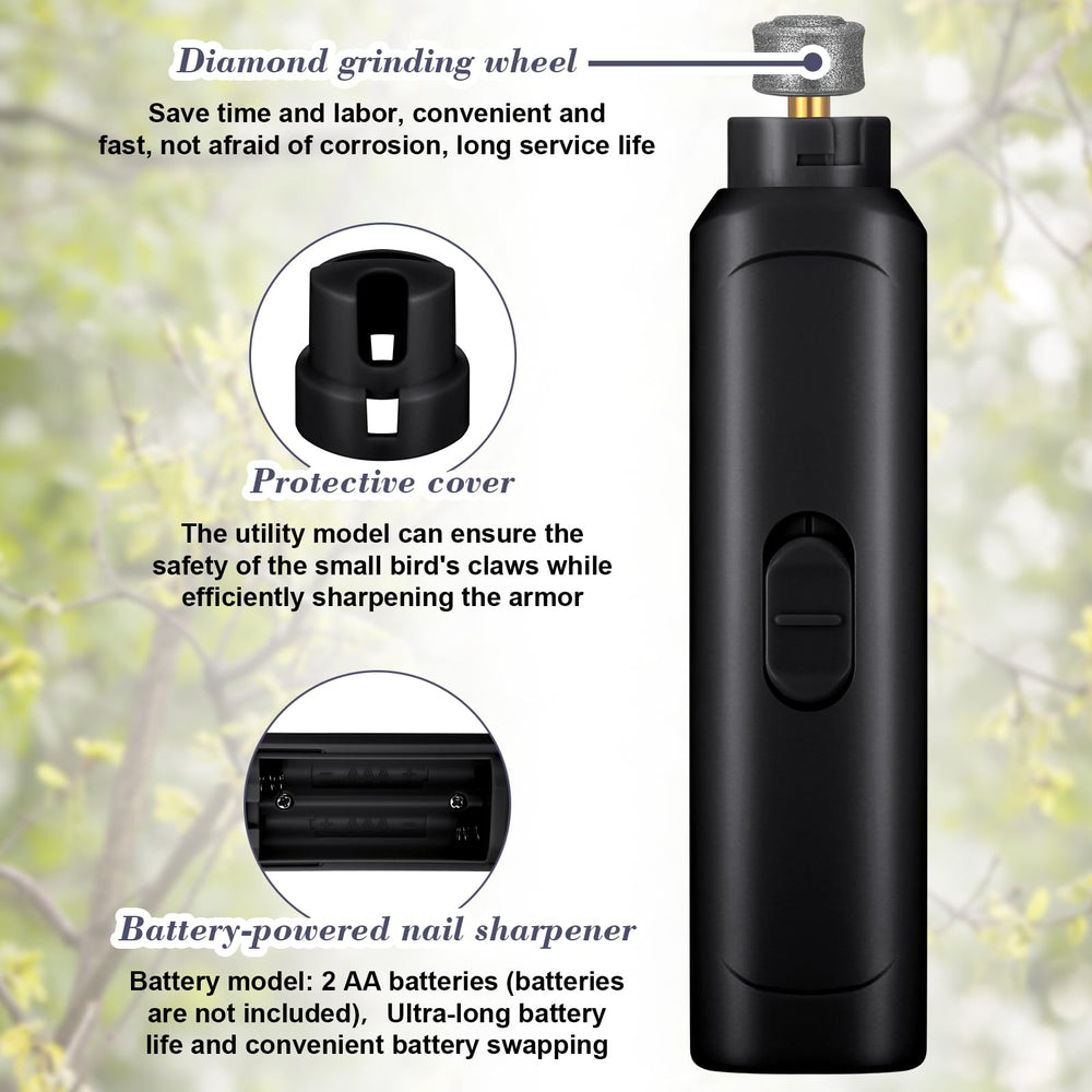 Lasnten compact grooming tool suitable for parrots, budgies, and finches.