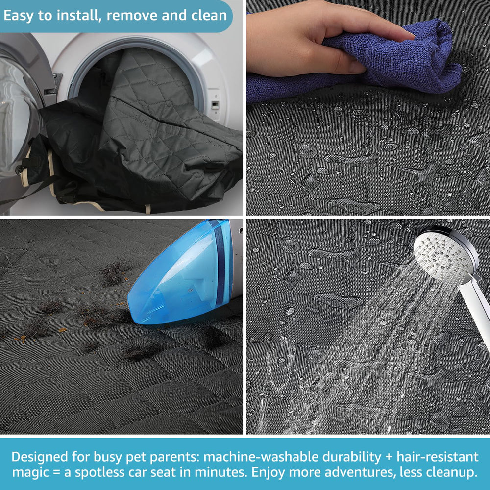 Lassie machine-washable back seat cover for easy cleaning after adventures