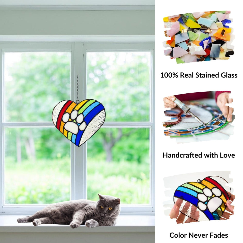 Lasting Tails display chain and hooks for easy window or porch hanging