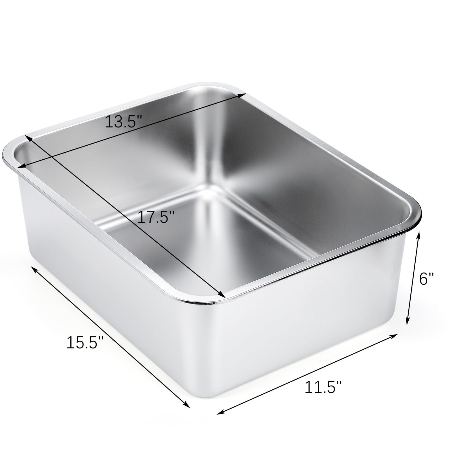 Lawei metal litter box featuring a non-stick surface for quick cleaning.