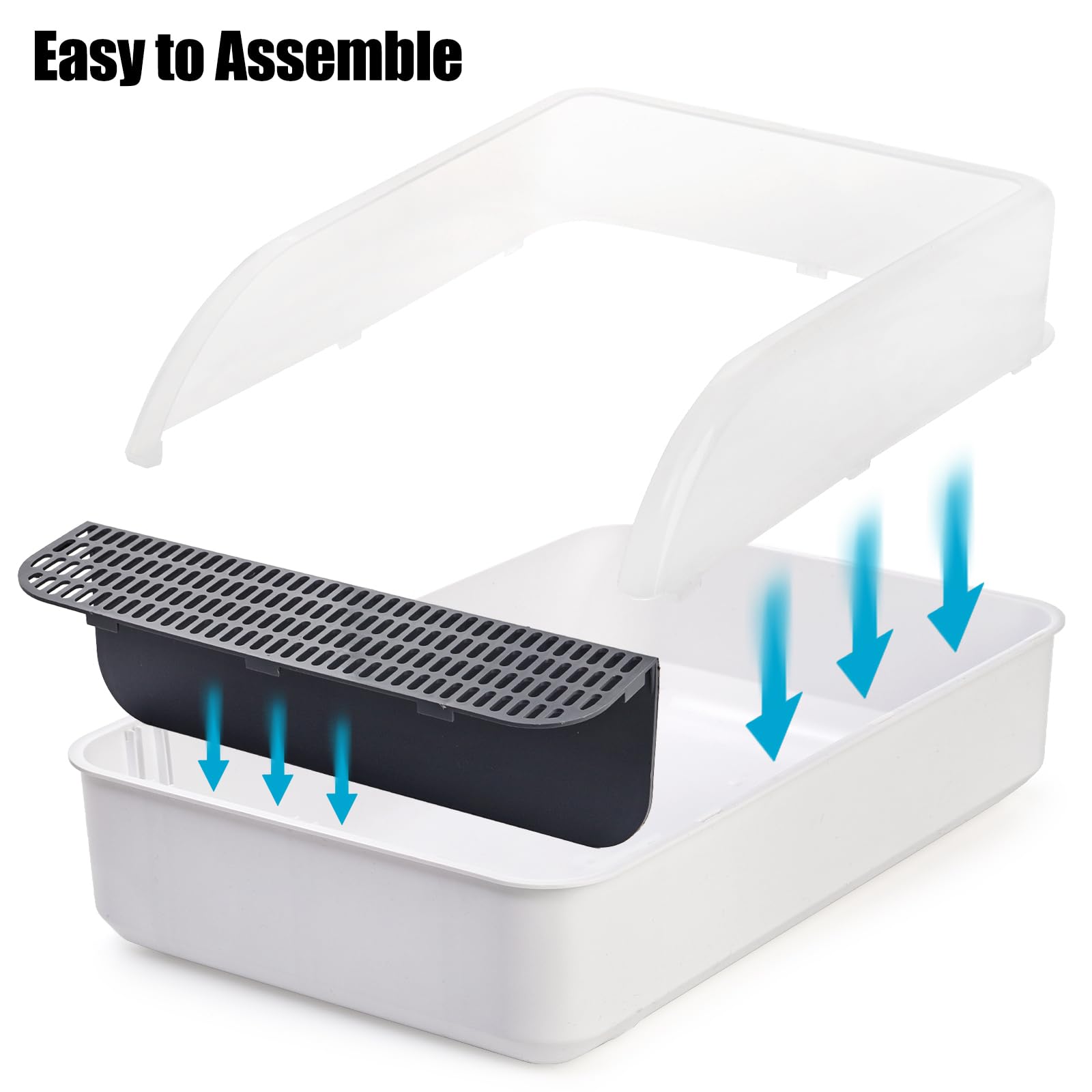Lawei Semi-Enclosed Design helps odor containment while keeping interior air circulating.