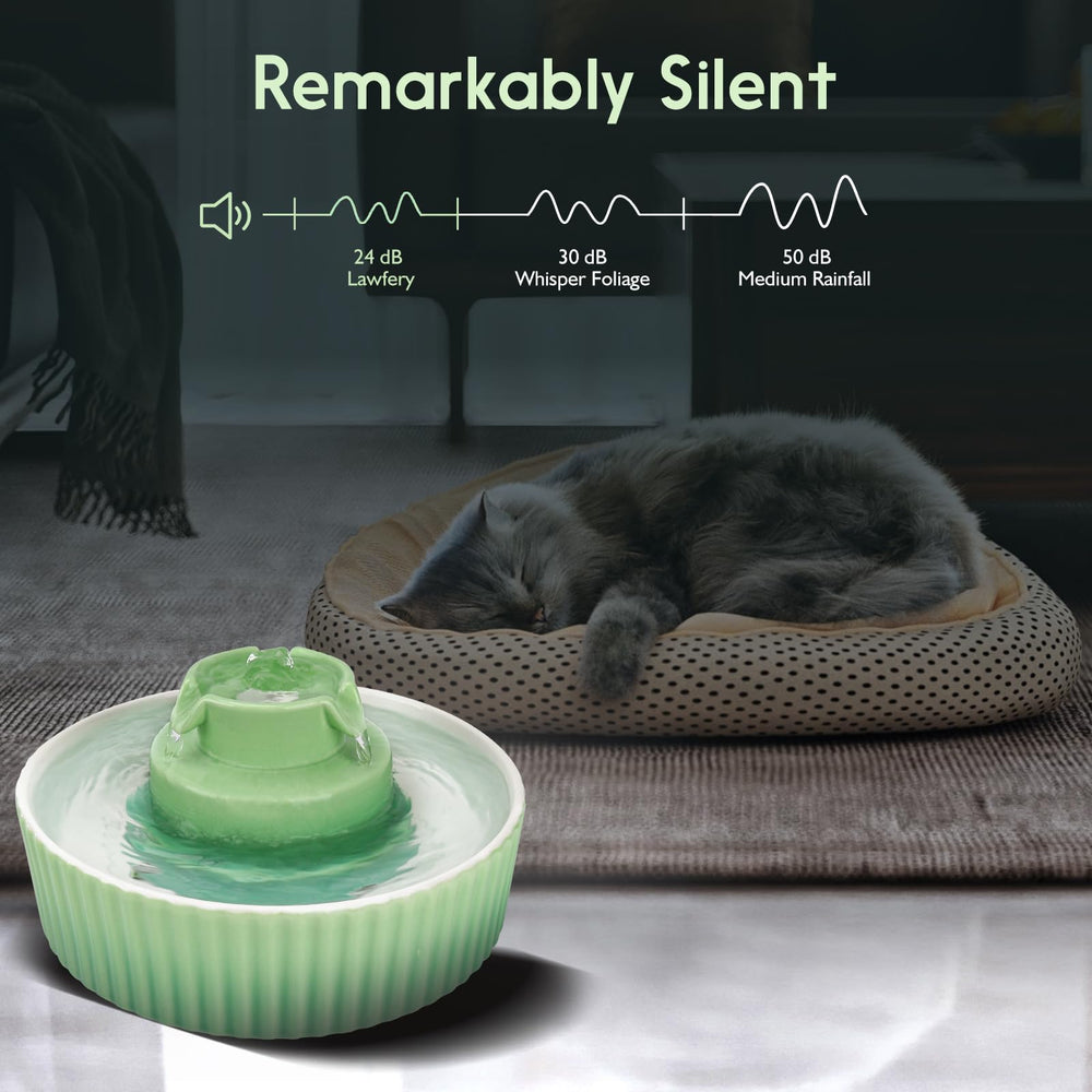 Lawfery 2L capacity ensures ongoing water access for multi-pet households.
