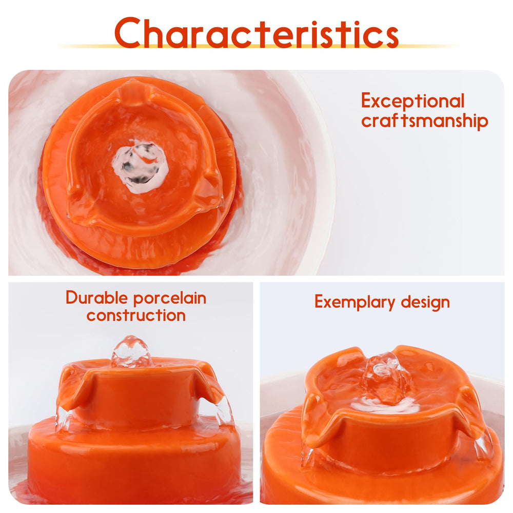 Lawfery Cupcake Fountain Quiet Pump keeps living spaces peaceful.