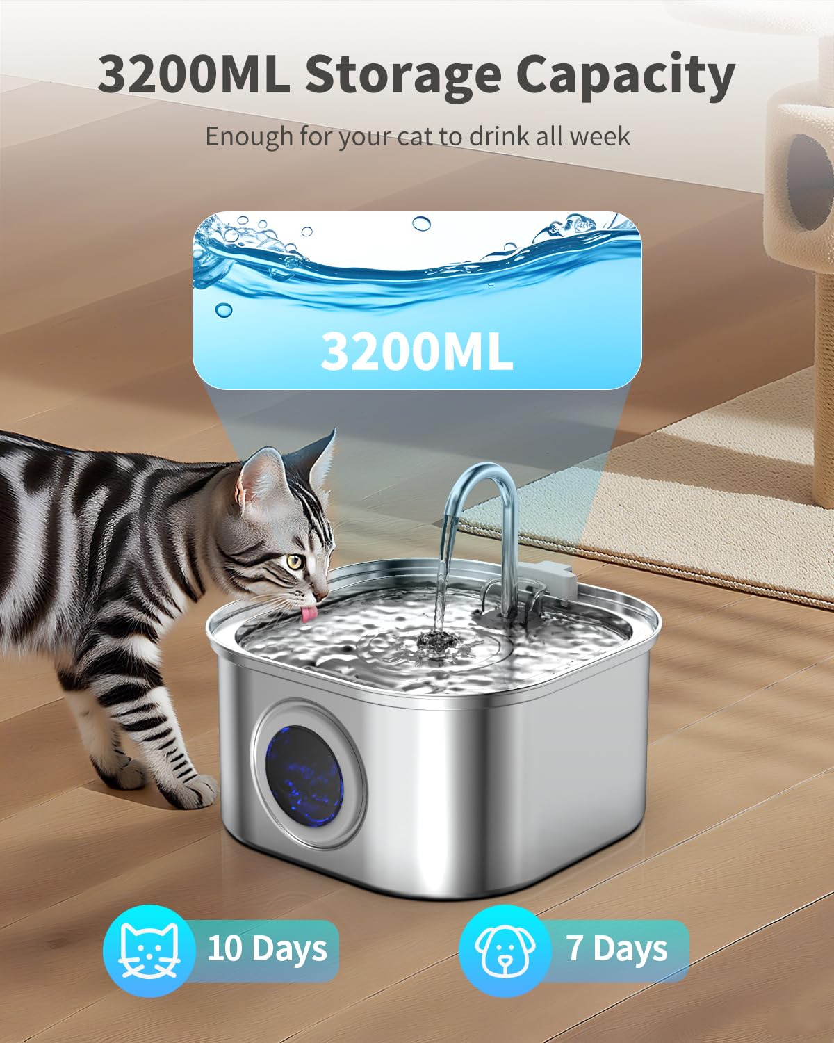 Lawfery dishwasher-safe stainless steel construction for simple cleaning