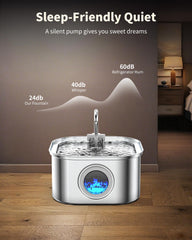 Lawfery stainless steel body for durability and easy cleaning