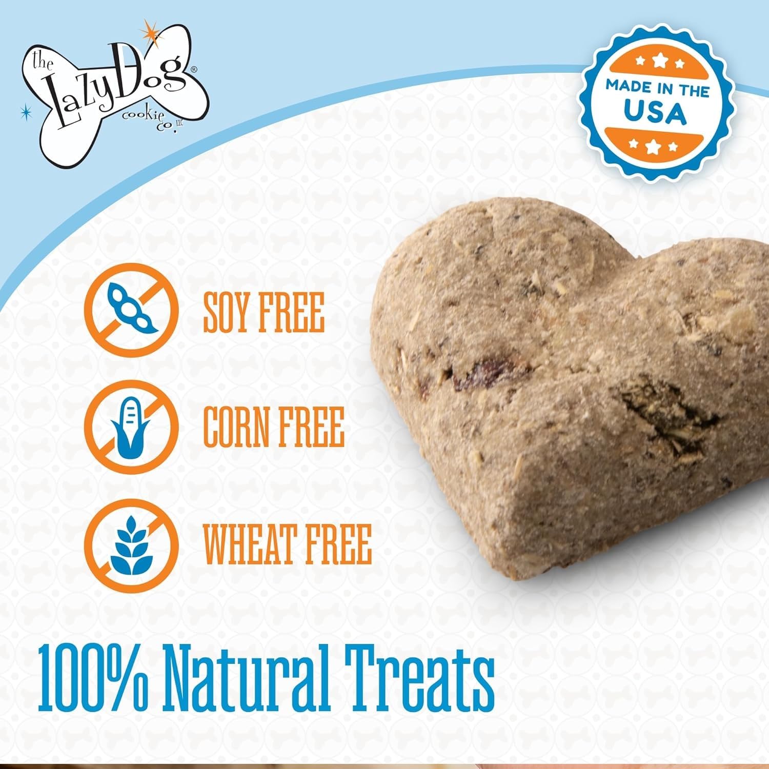 The Lazy Dog Cookie Co. Bitscuits peppermint leaves aroma in every bite.