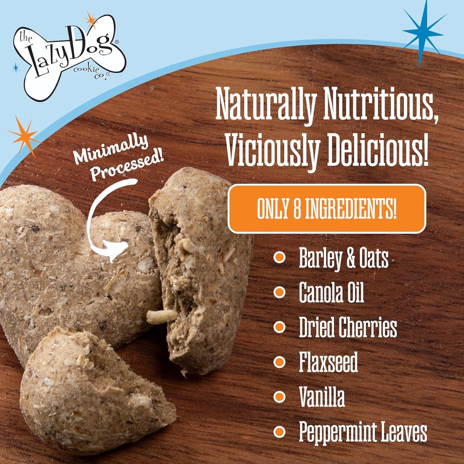 The Lazy Dog Cookie Co. Bitscuits pocket-size bag ready for ring rewards.