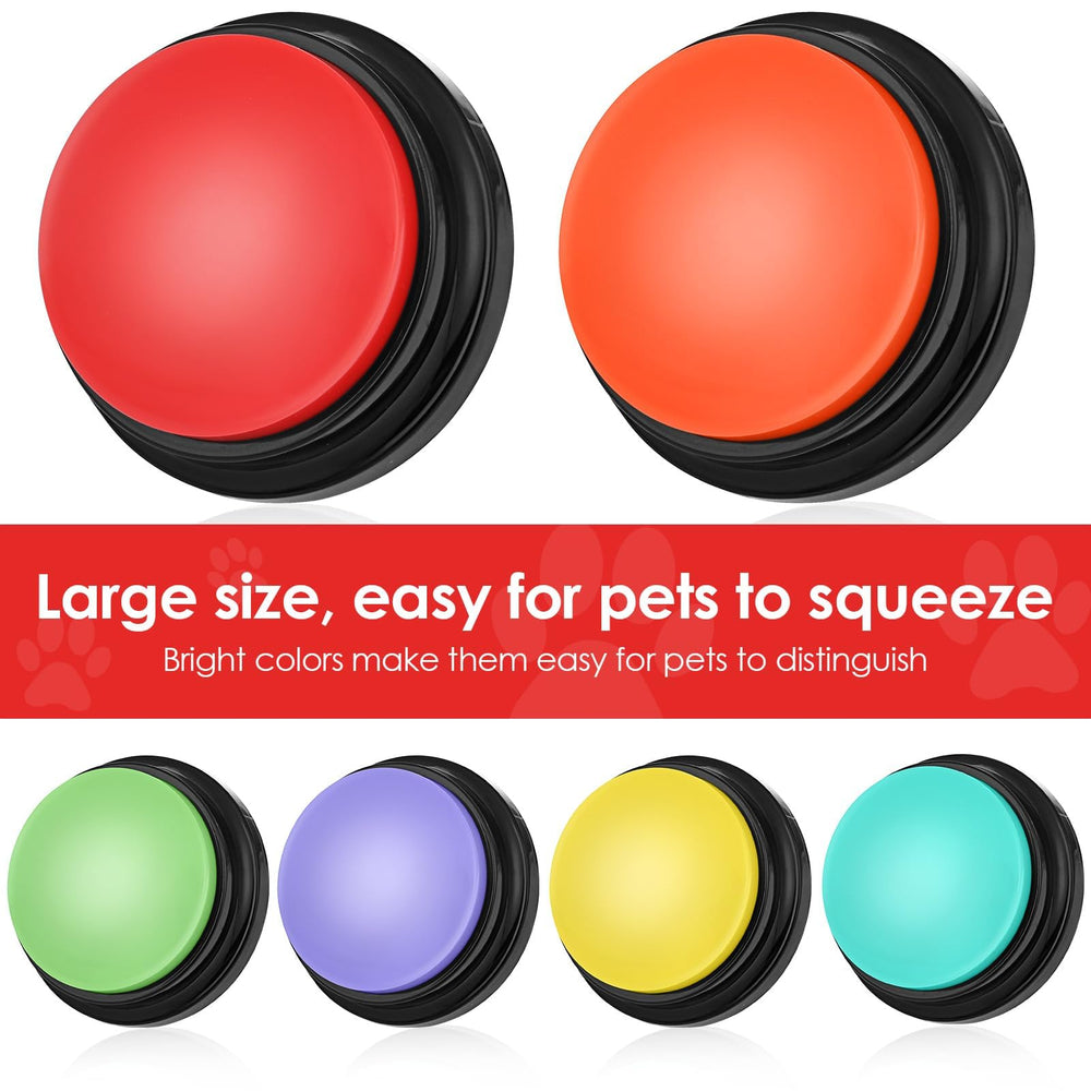 Durable, pet-safe Lazycozy buttons designed for daily play and training.