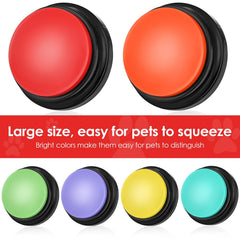 Durable, pet-safe Lazycozy buttons designed for daily play and training.