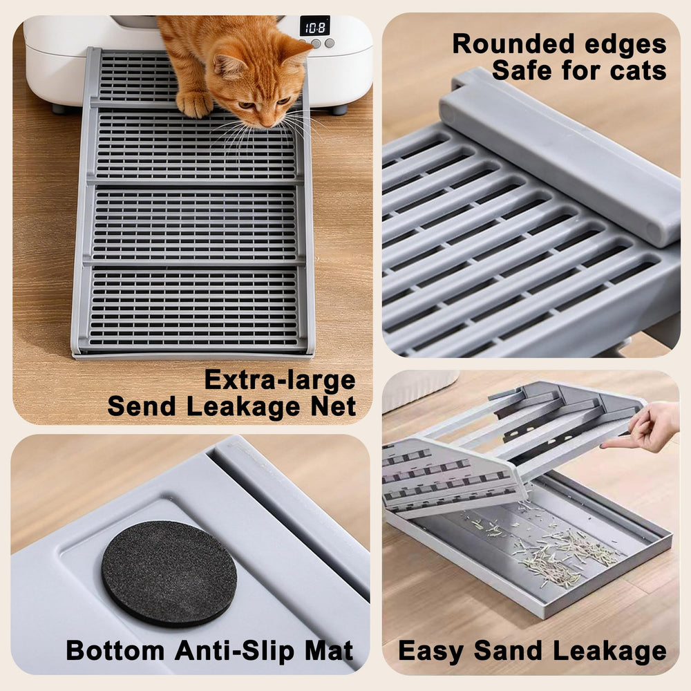 LAZYESTHER non-slip textured ramp surface provides secure footing