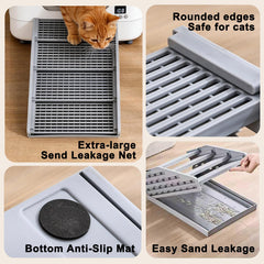 LAZYESTHER non-slip textured ramp surface provides secure footing