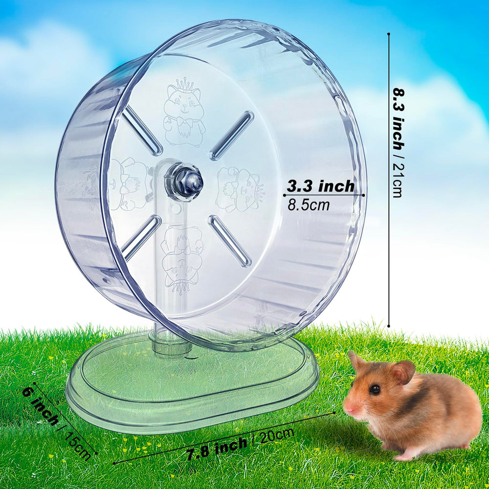 LazYYzal Silent Hamster Wheel open-design facilitates thorough cleaning