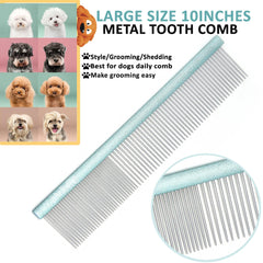 LBMBAIC coarse wide-tooth section ideal for quick mat removal on big coats.