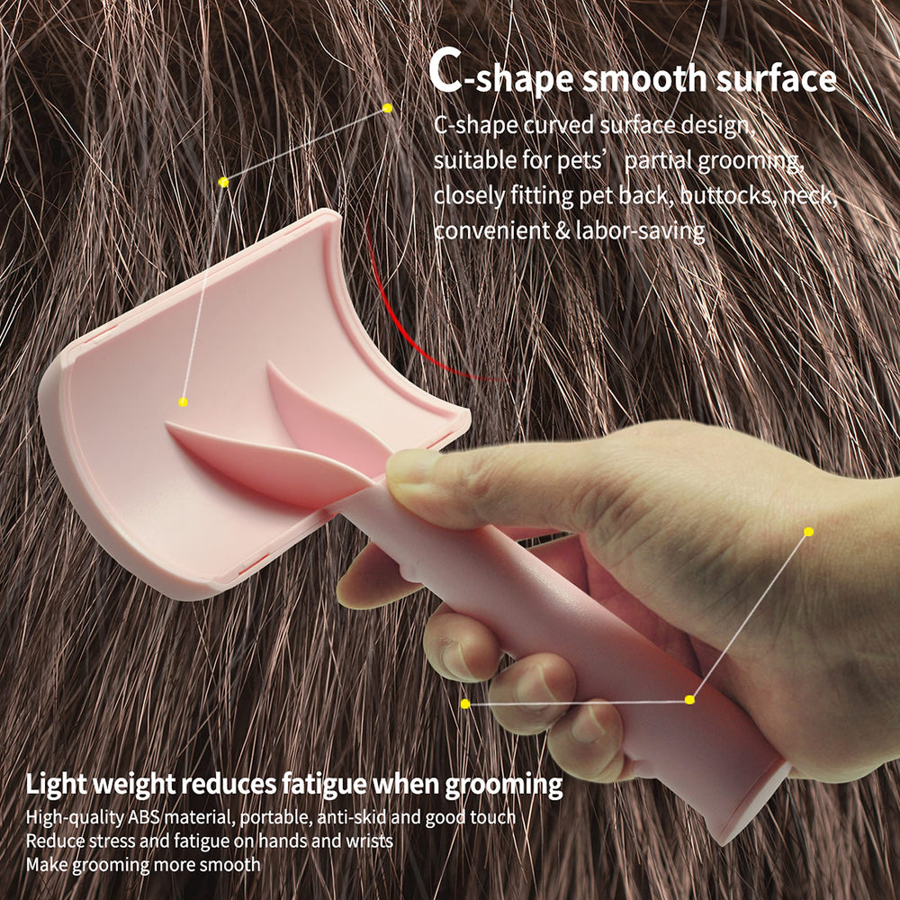 LBMBAIC long-tooth slicker for thick coats provides deep detangling without pulling