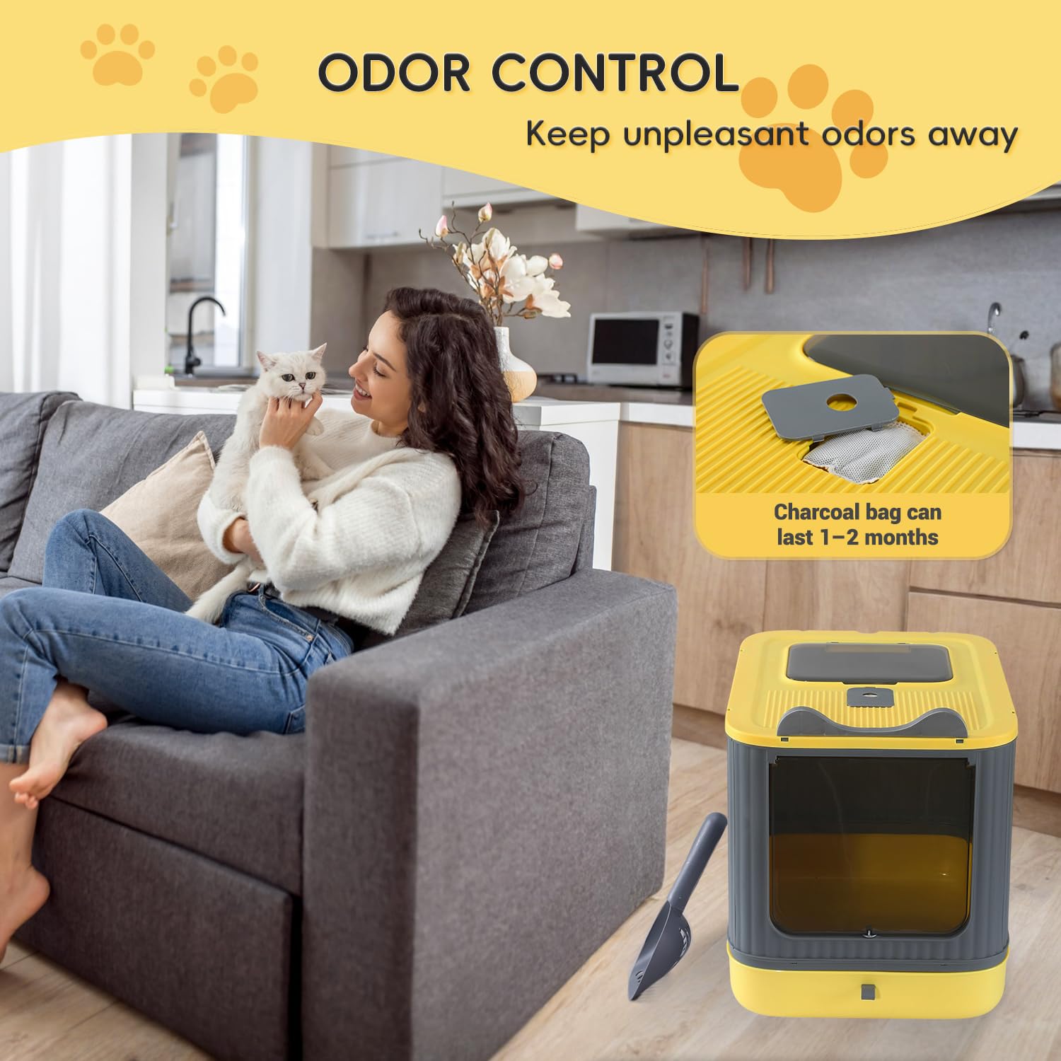 LCZLBRRD deodorization bag helps keep indoor air fresh after use
