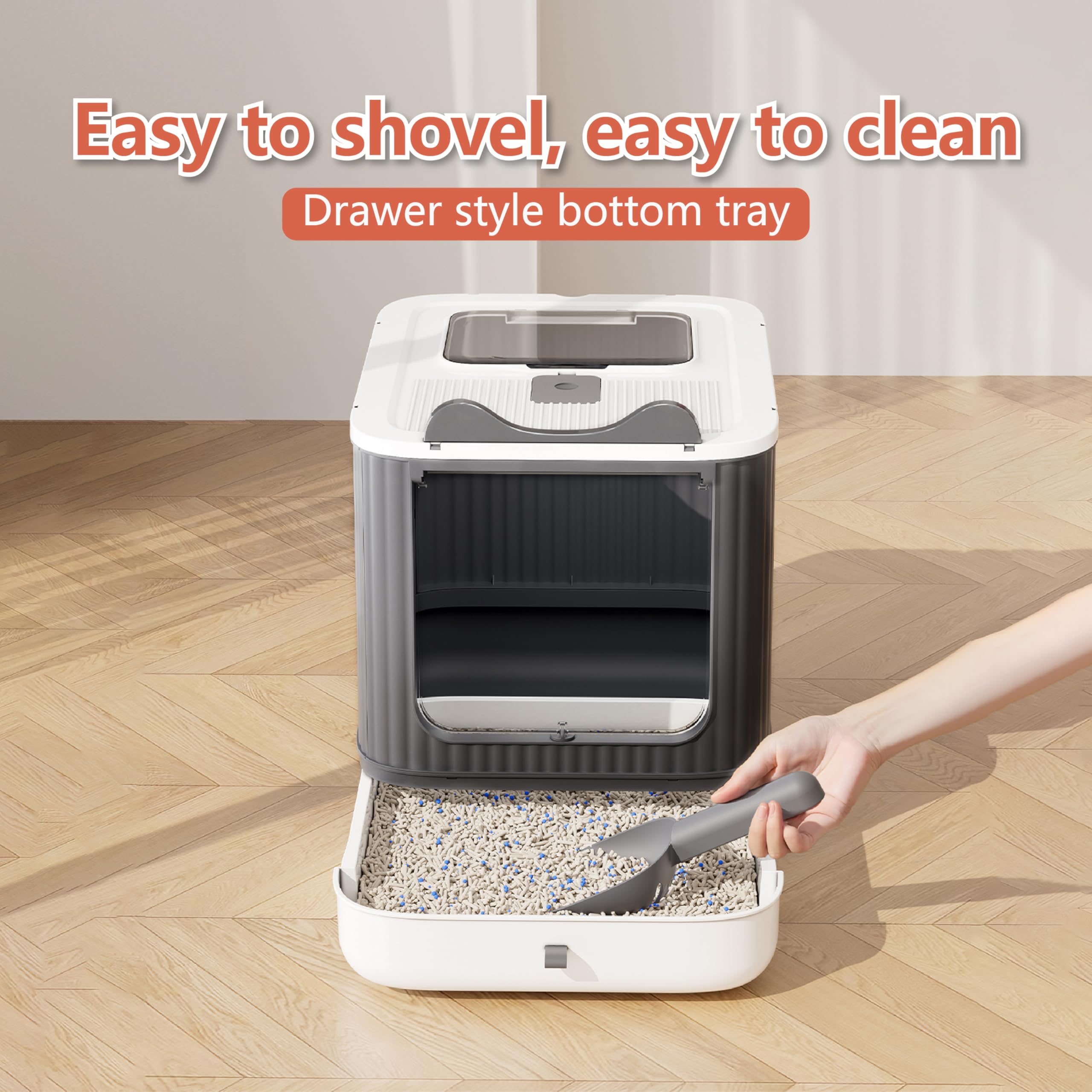 LCZLBRRD deodorization bag included helps manage odors effectively.