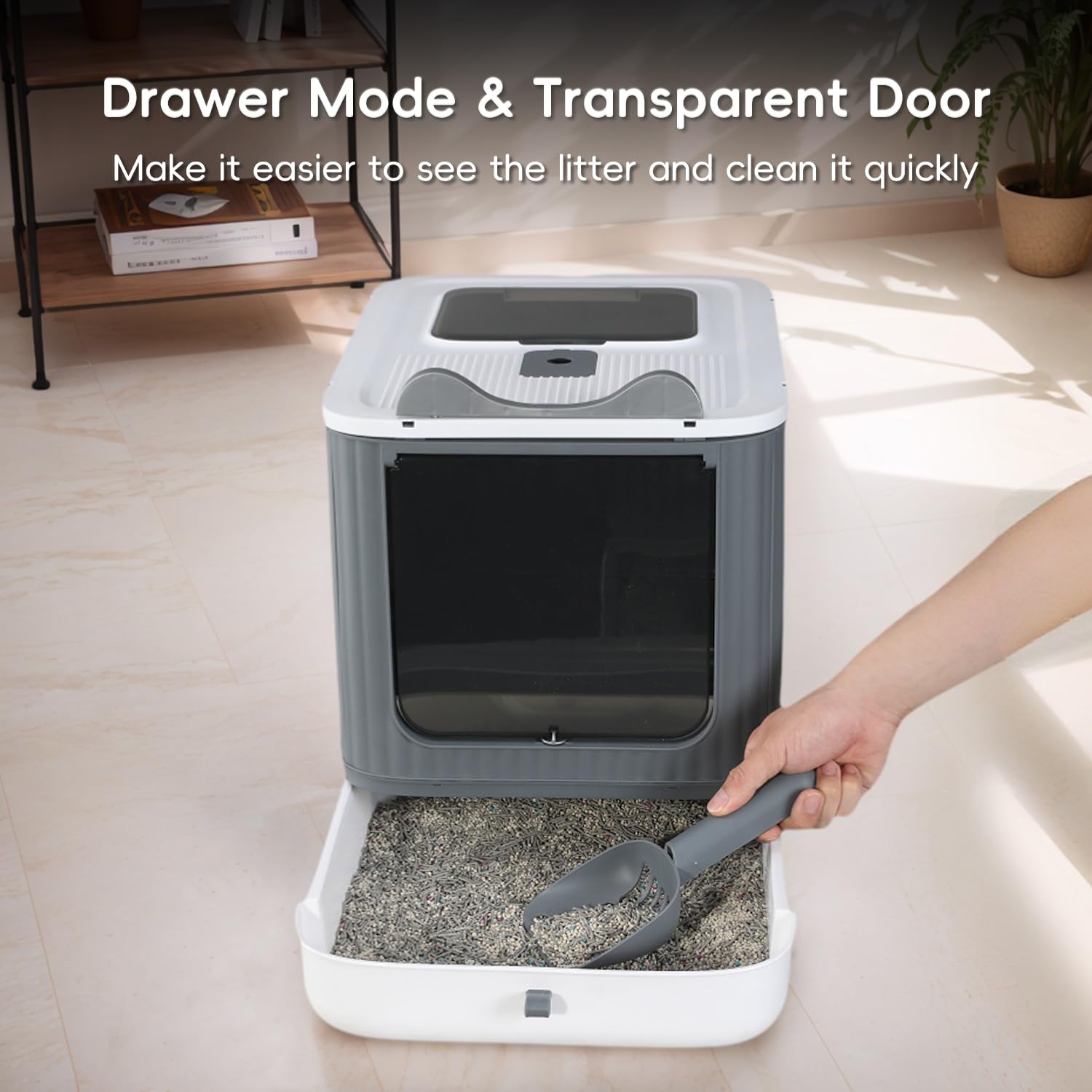 LCZLBRRD dual-door entry control helps manage cat and pet access.
