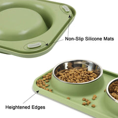 L.D.Dog elevated base may support comfortable neck posture