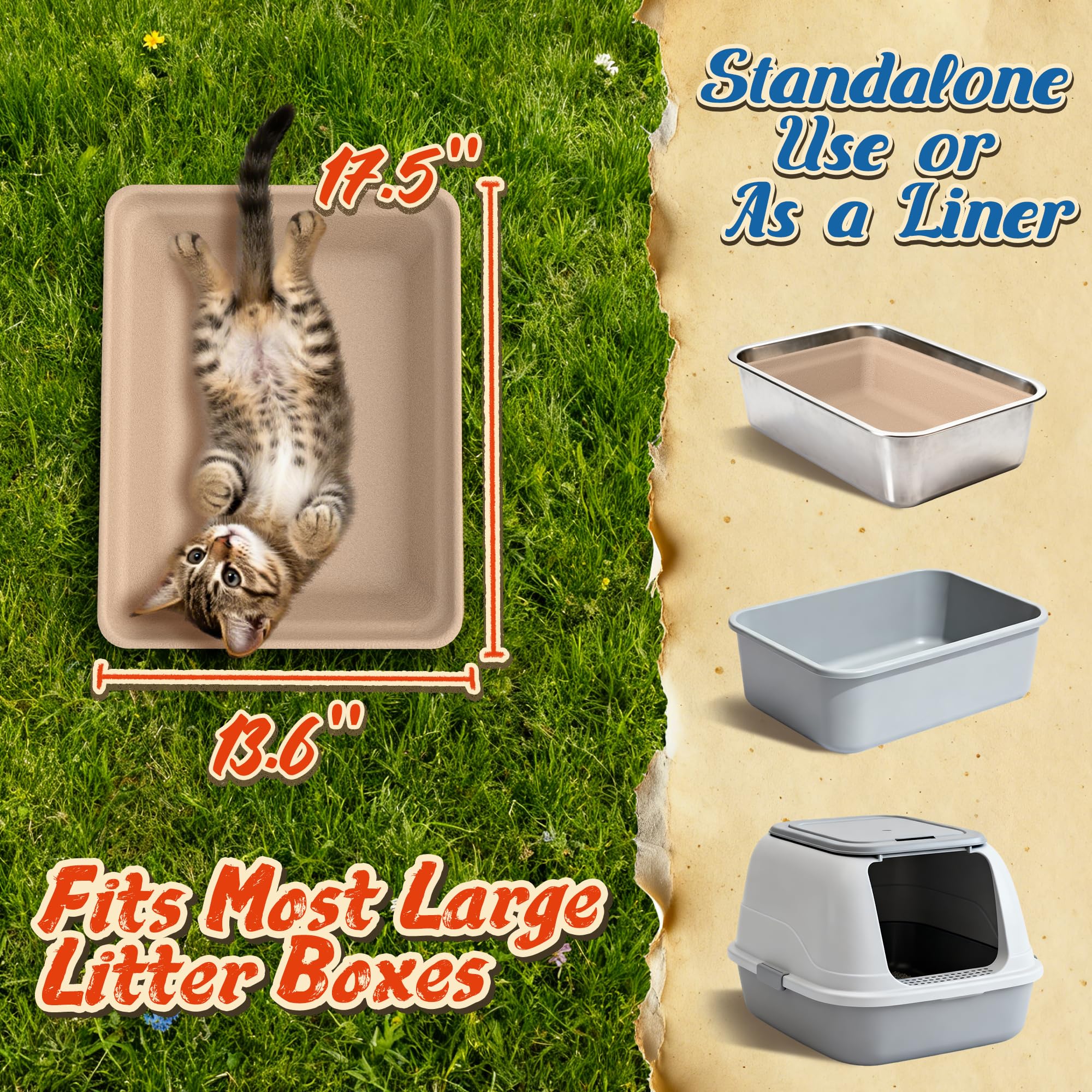 Le Sens Amazing Home foster-care litter tray designed for multiple cats.