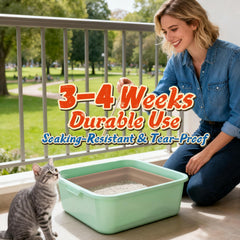 Le Sens Amazing Home indoor travel litter box in a compact tray for on-the-go use.