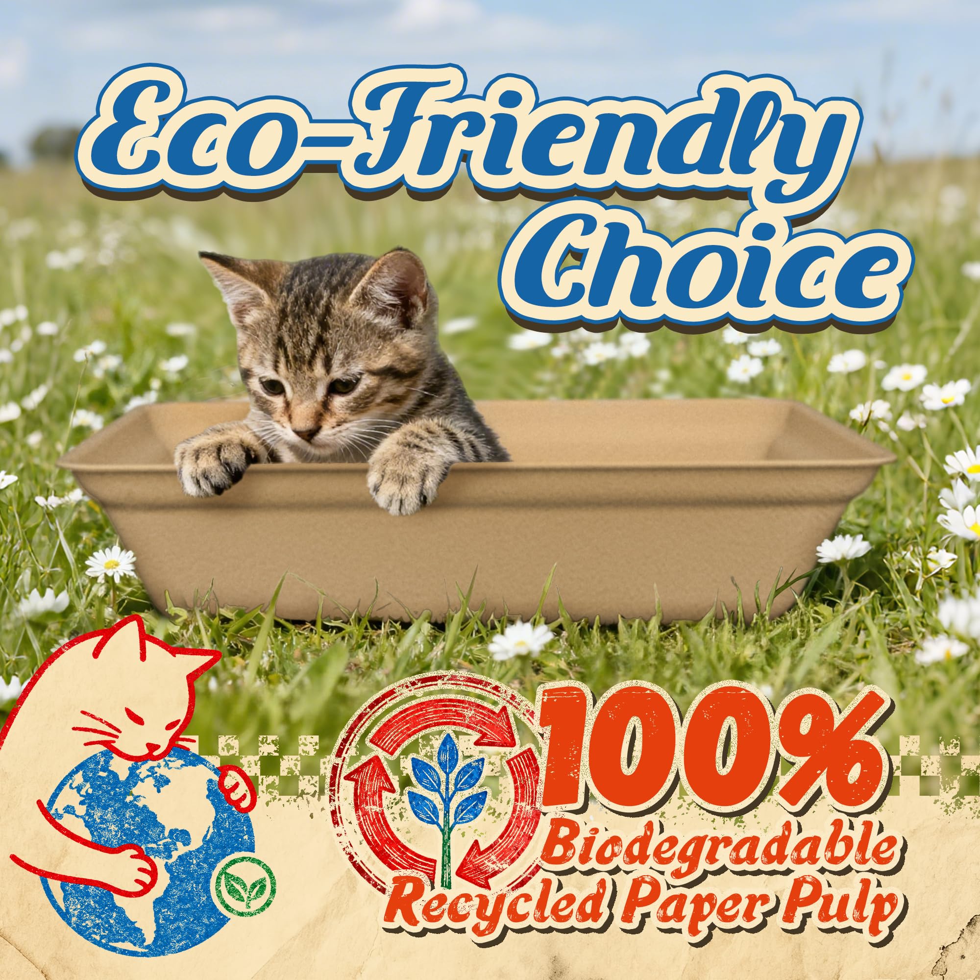 Le Sens Amazing Home portable leak-proof litter tray ready for indoor use and travel.