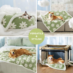 Le SURE 3D textured flower pattern enhances decor while protecting upholstery.