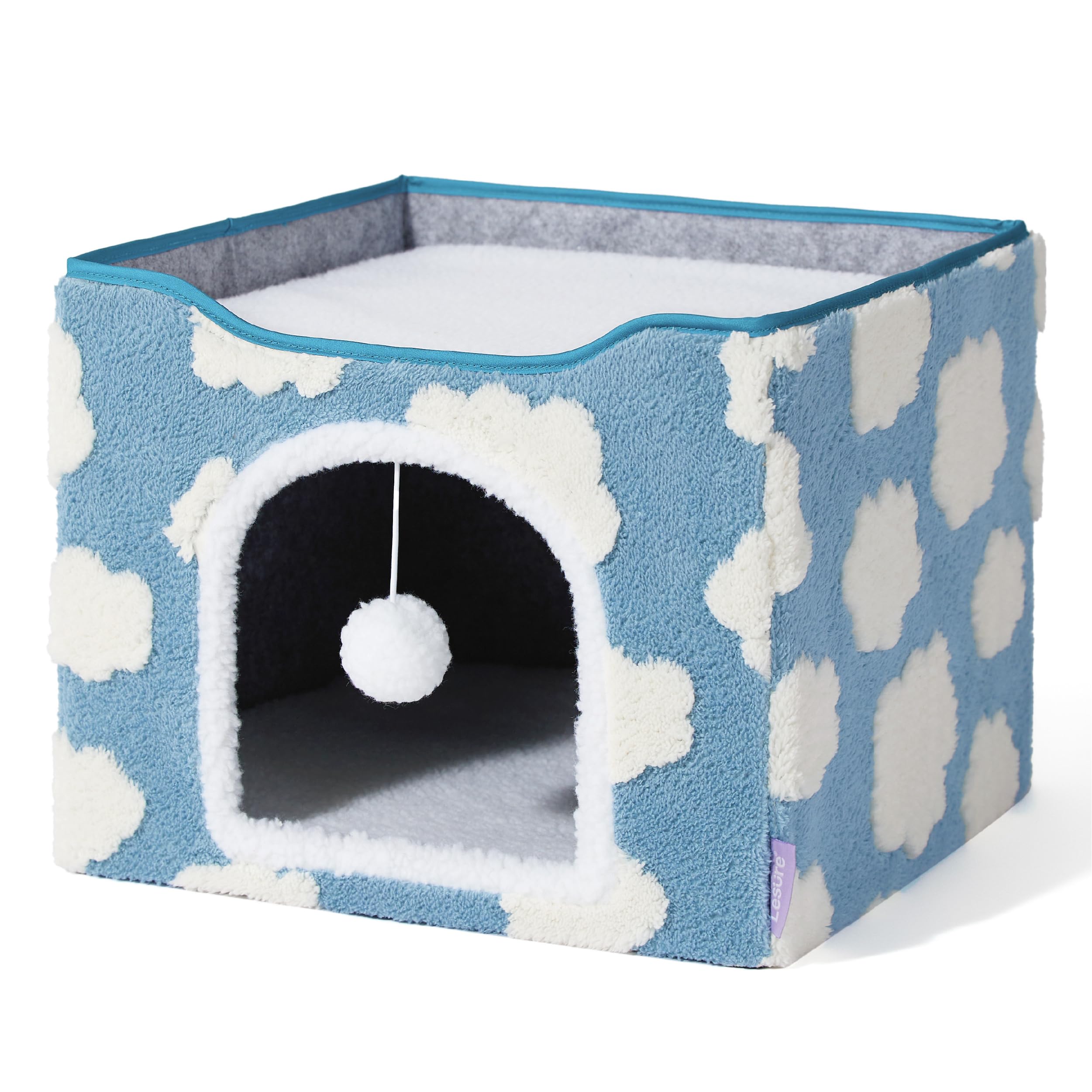 LE SURE Lightweight MDF construction supports lounging up to 30 lbs