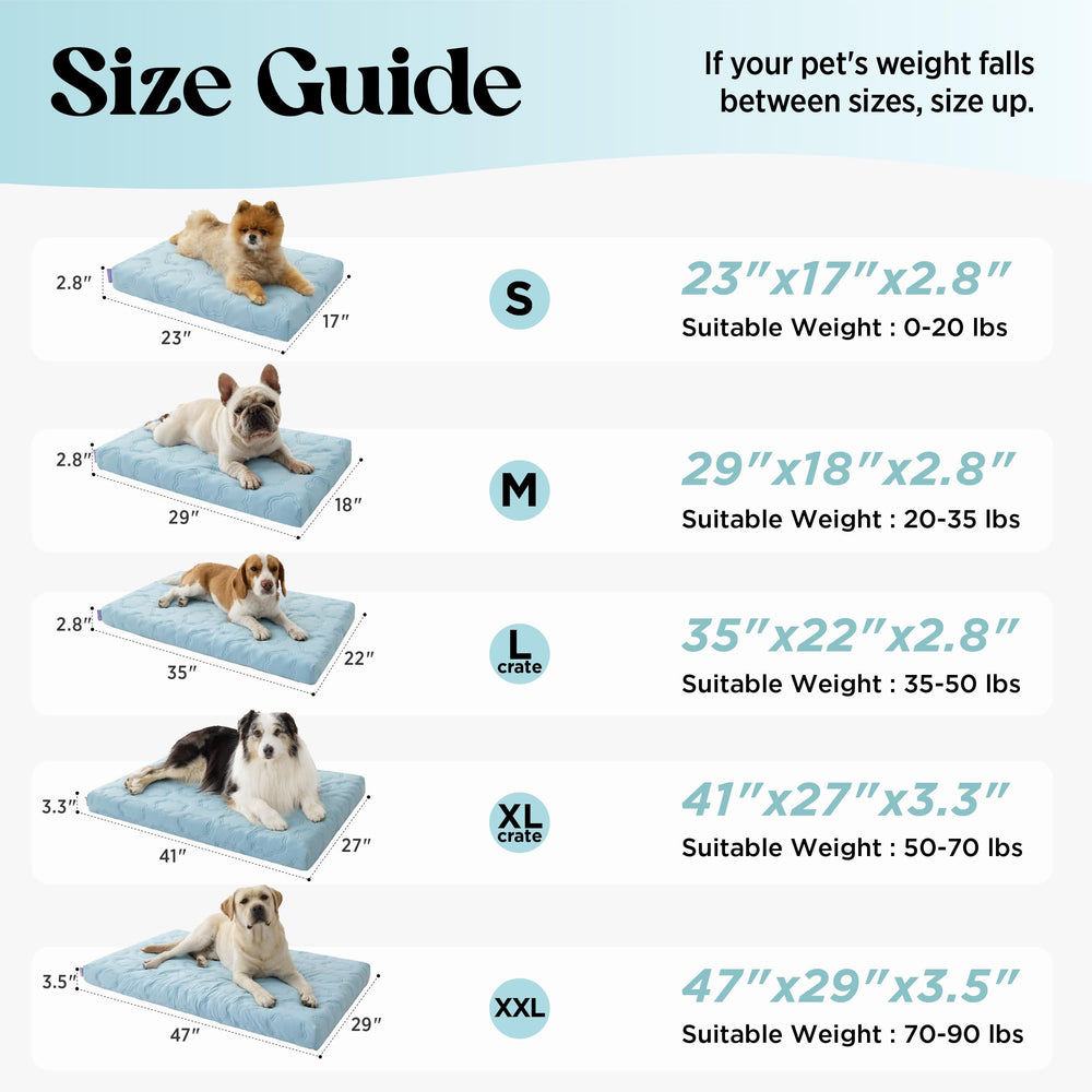 LE SURE cooling dog bed XL - ideal for warm climates and hot days