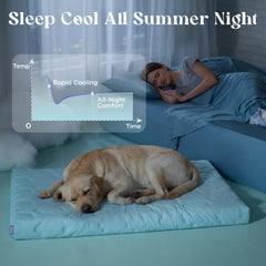 LE SURE cooling dog bed XL - removable cover for easy washing