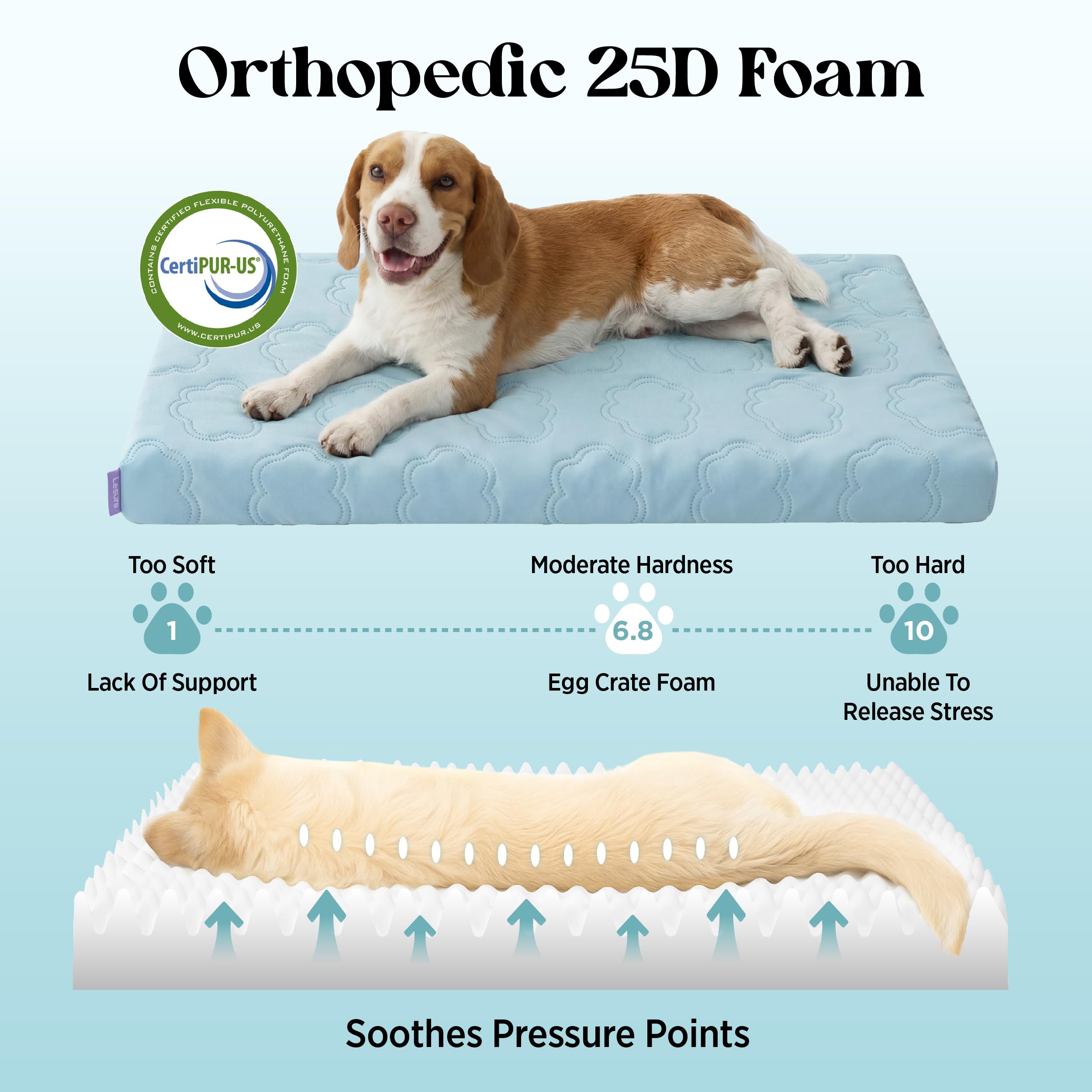 LE SURE cooling dog bed XL - size XL suitable for extra large pets
