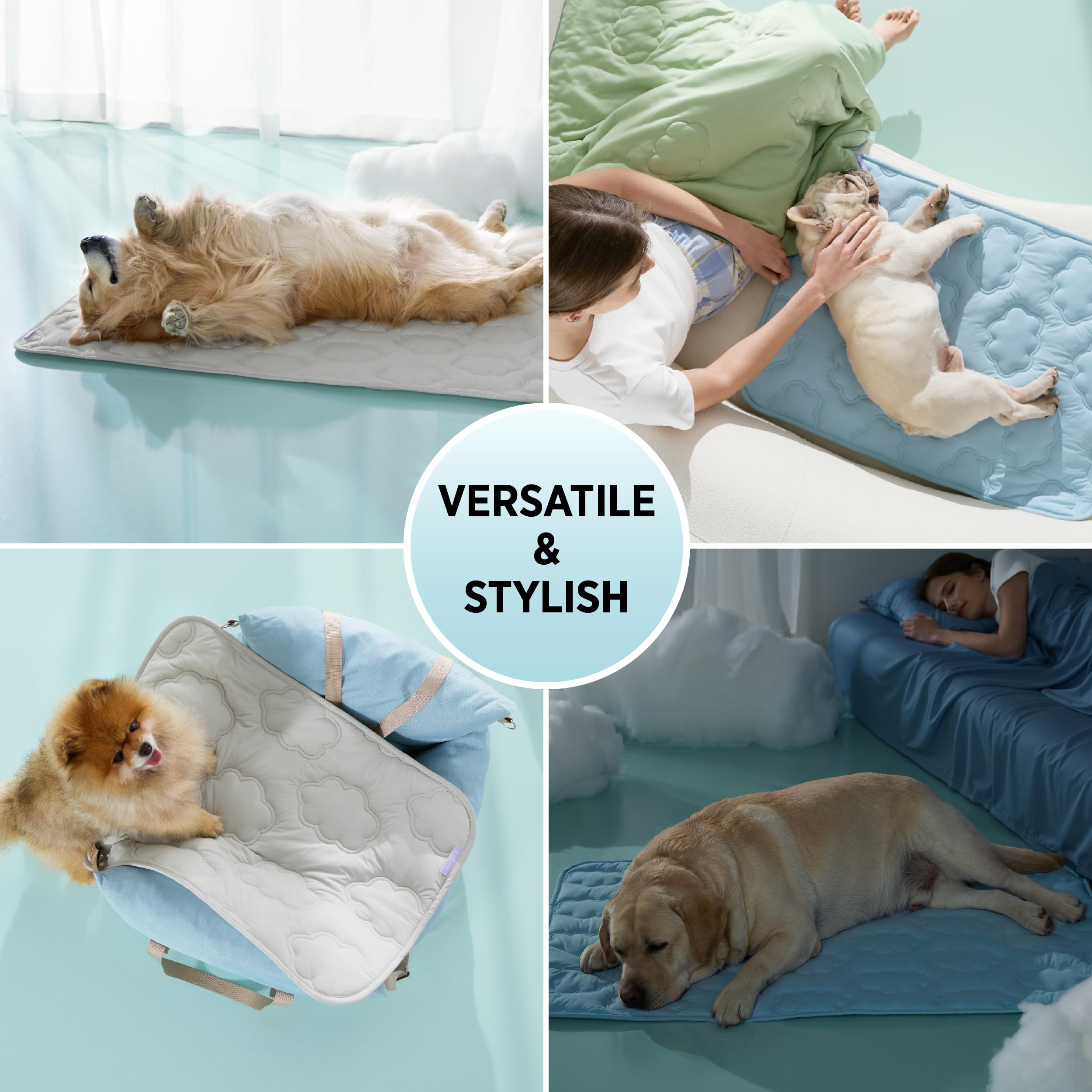 LE SURE machine washable and dryer friendly cooling mat care