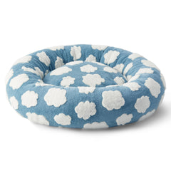 LE SURE removable washable cover on donut bed for easy cleaning