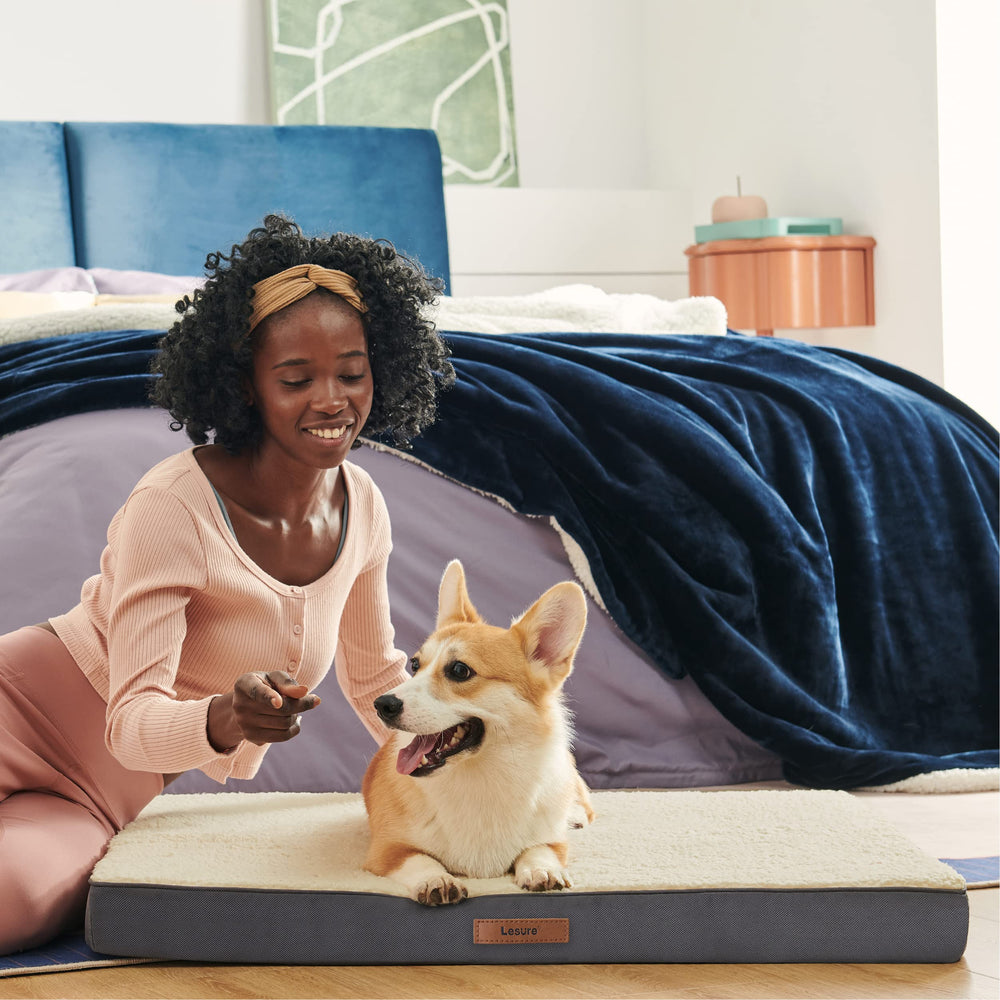 LE SURE XXL 54x44 inch cover fit on large dog bed mat